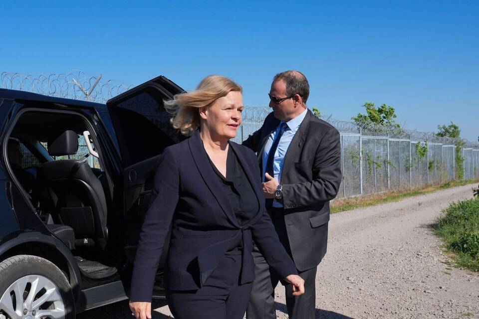 Bundesinnenministerin Faeser reist nach Bulgarien Bundesinnenministerin Faeser reist nach Bulgarien