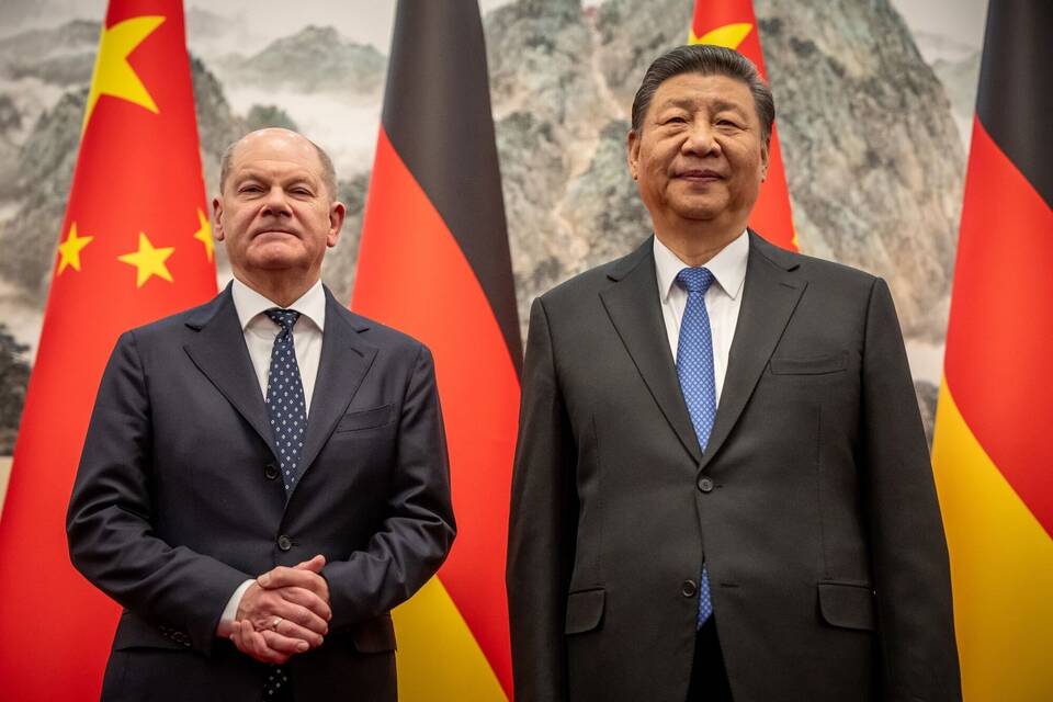 Olaf Scholz und Xi Jinping