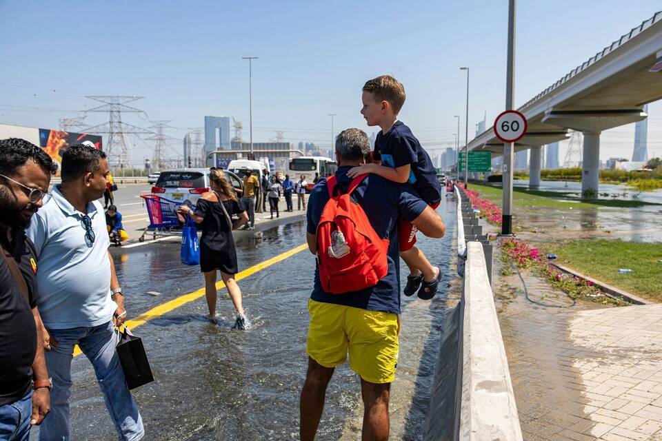 Überschwemmungen in Dubai Überschwemmungen in Dubai