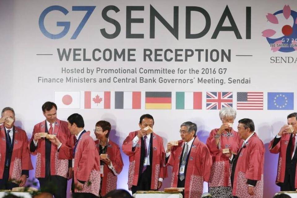 Empfang der Wirtschaftsminister in Sendai Empfang der Wirtschaftsminister in Sendai