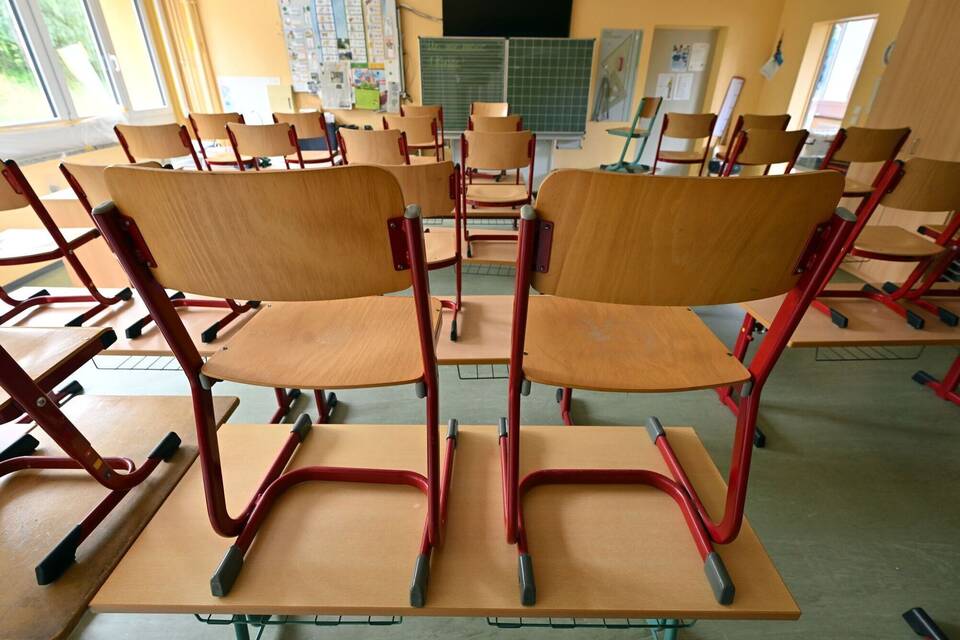 Klassenraum in einer Schule Klassenraum in einer Schule