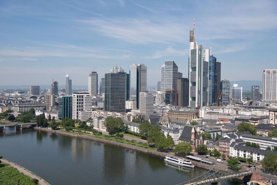 Bankenskyline von Frankfurt Bankenskyline von Frankfurt