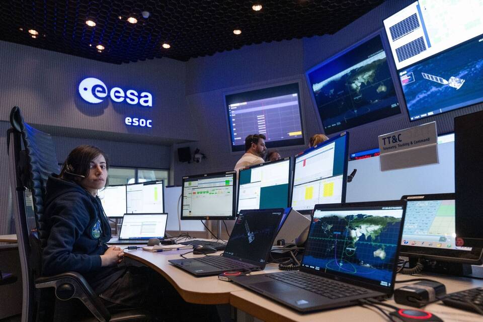 Satelliten-Kontrollzentrum der ESA Satelliten-Kontrollzentrum der ESA