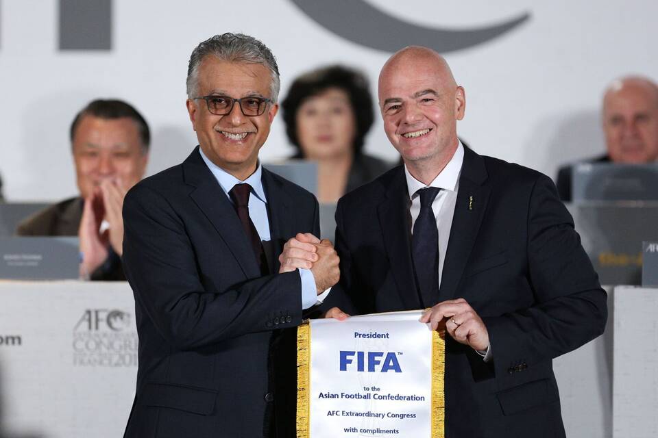 Scheich Salman und Infantino Scheich Salman und Infantino