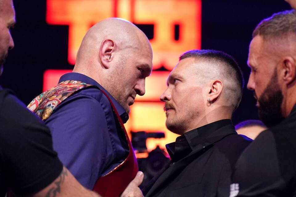 Tyson Fury und Oleksandr Usyk