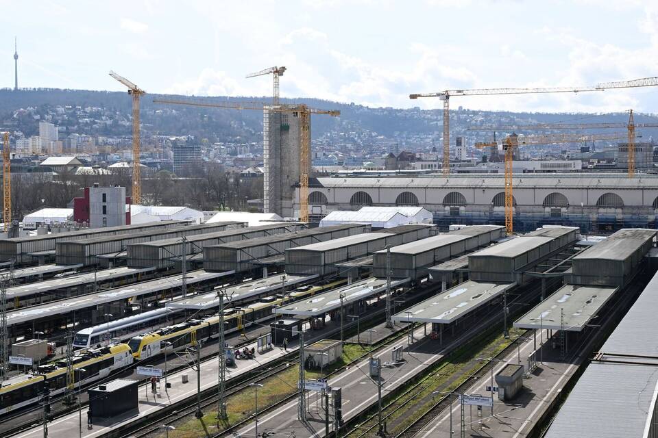 Baustelle Bahnprojekt Stuttgart 21 Baustelle Bahnprojekt Stuttgart 21