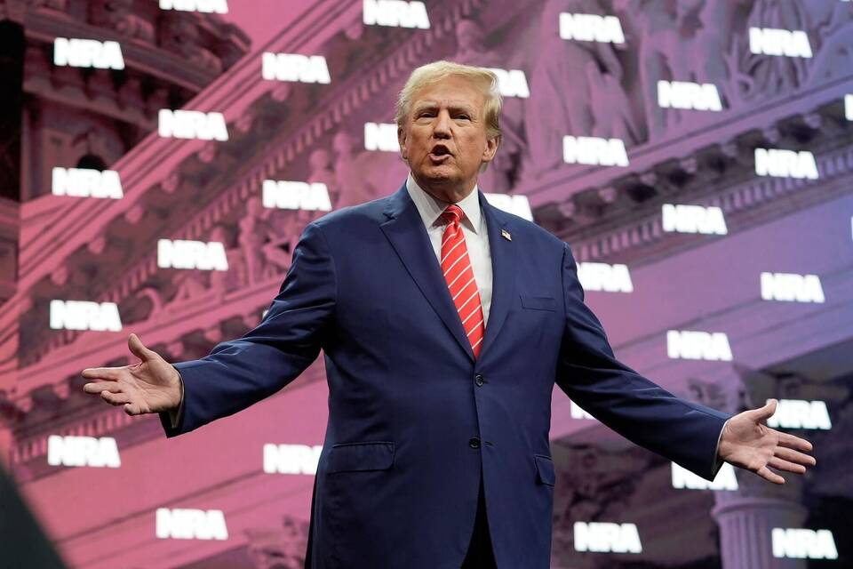Wahlkampf in den USA - Trump bei der NRA Wahlkampf in den USA - Trump bei der NRA
