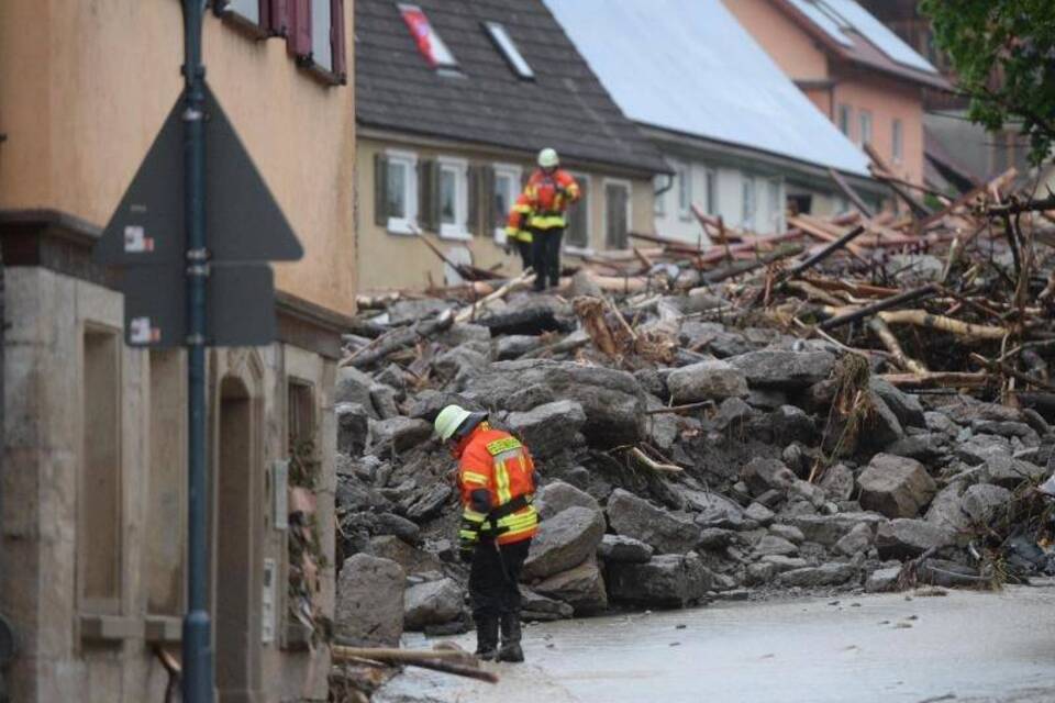Überschwemmungsunglück in Braunsbach Überschwemmungsunglück in Braunsbach