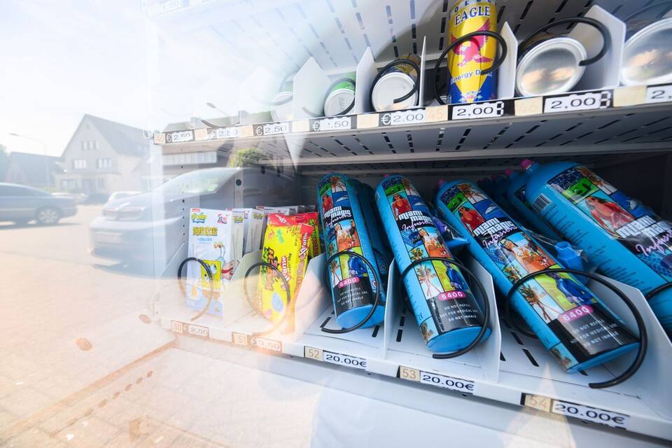 Lachgas aus Warenautomat