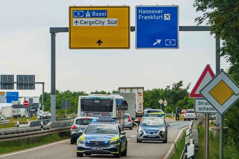 Weltkriegsbombe am Flughafen Frankfurt