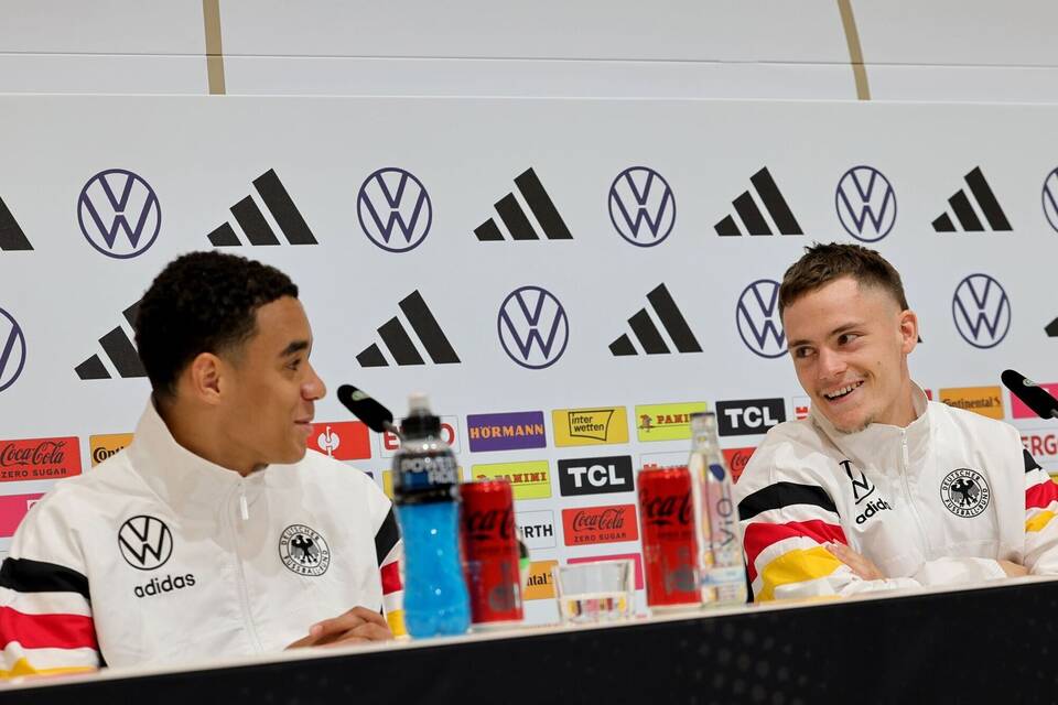 Jamal Musiala und Florian Wirtz