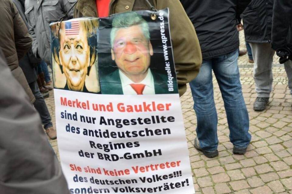 Pegida-Demo Pegida-Demo