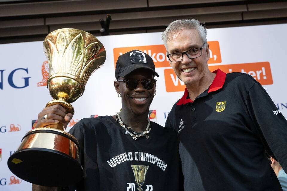 Dennis Schröder und Gordon Herbert Dennis Schröder und Gordon Herbert