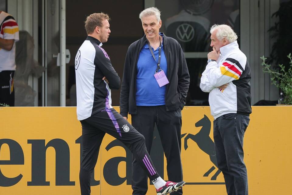 Julian Nagelsmann (l.) und Gordon Herbert