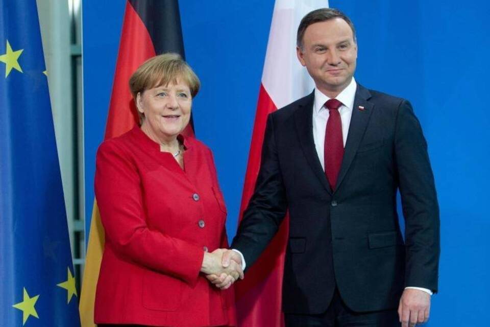 Merkel und Duda