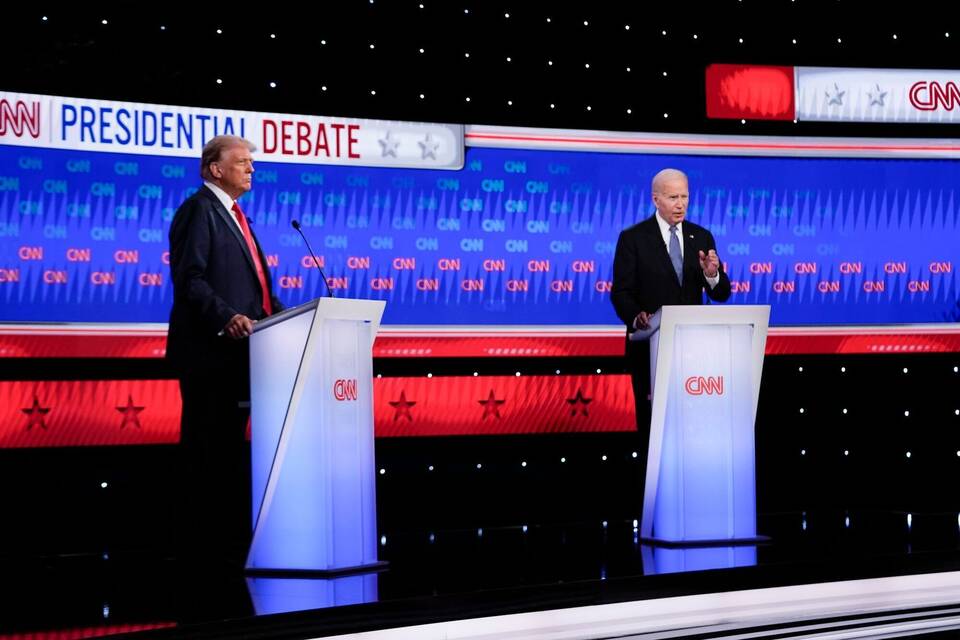 TV-Duell Biden Trump TV-Duell Biden Trump