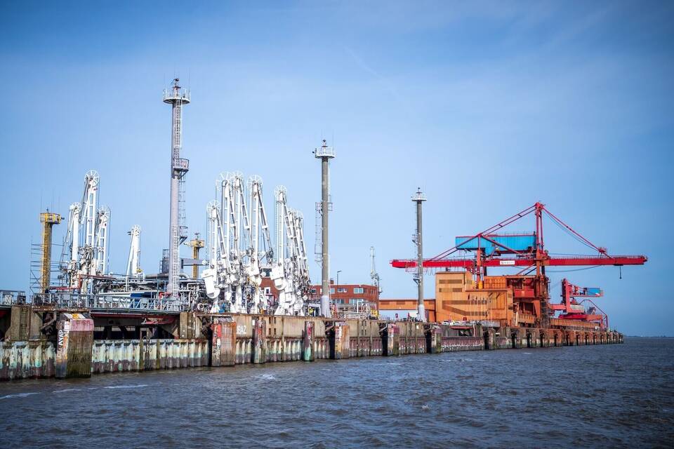 Geplantes LNG-Importterminal in Stade Geplantes LNG-Importterminal in Stade