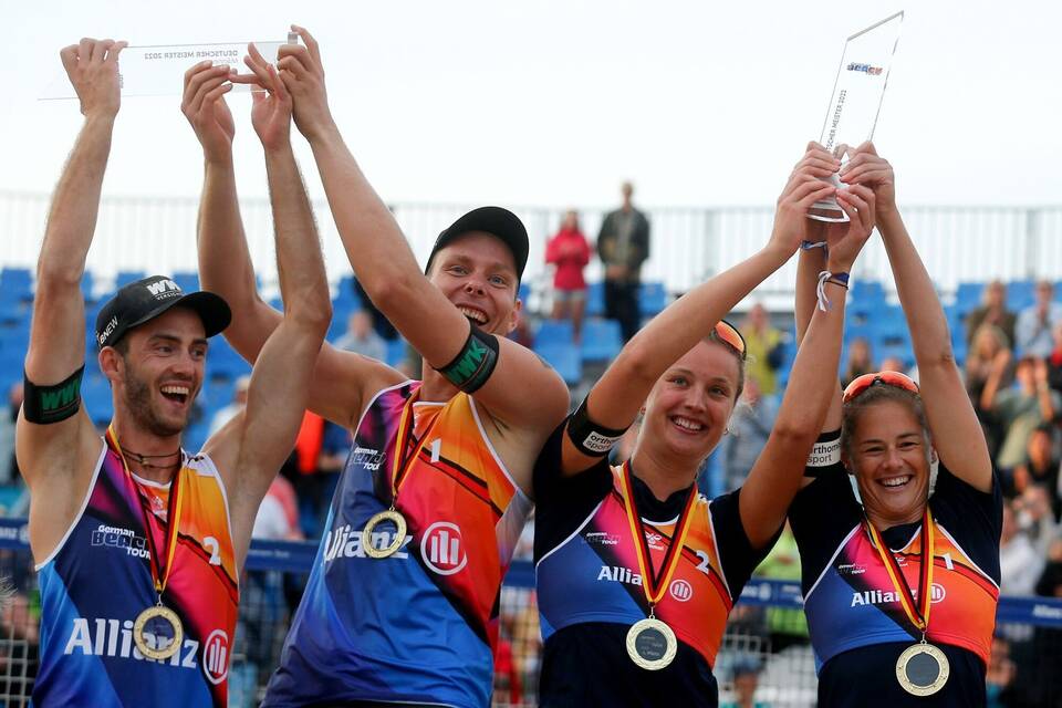 Beach-Duos Wickler/Ehlers und Müller/Tillmann Beach-Duos Wickler/Ehlers und Müller/Tillmann