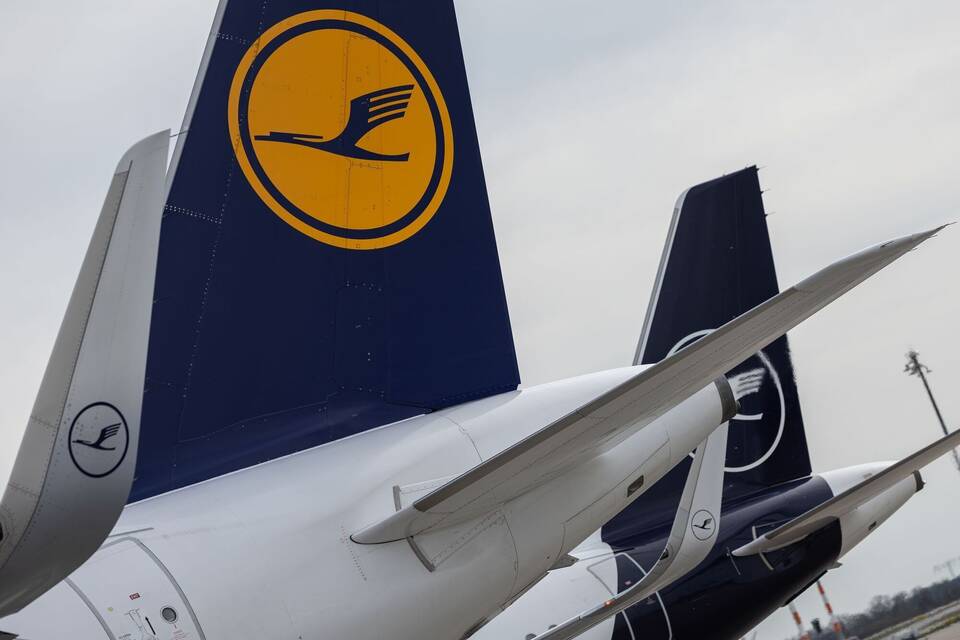 Lufthansa-Flugzeug Lufthansa-Flugzeug