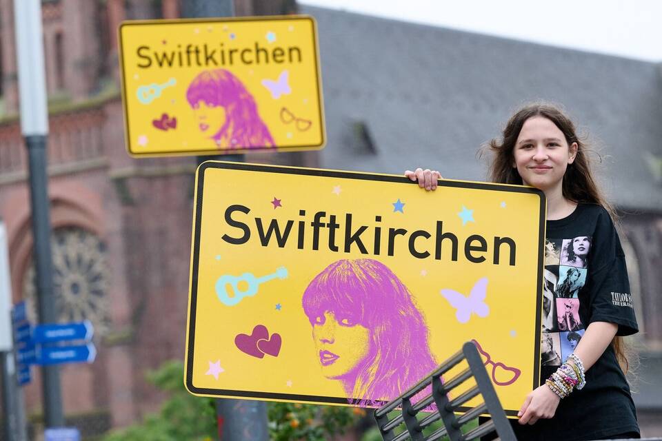 Gelsenkirchen wird zu Ehren von Taylor Swift zu «Swiftkirchen» Gelsenkirchen wird zu Ehren von Taylor Swift zu «Swiftkirchen»