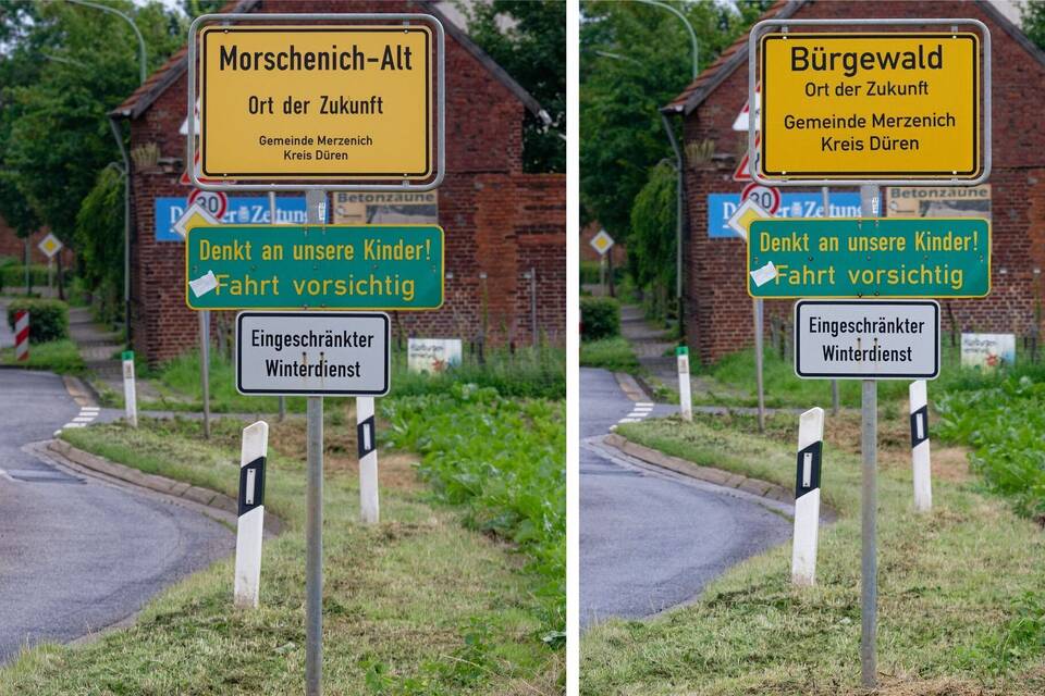 Aus Morschenich wird Bürgewald Aus Morschenich wird Bürgewald