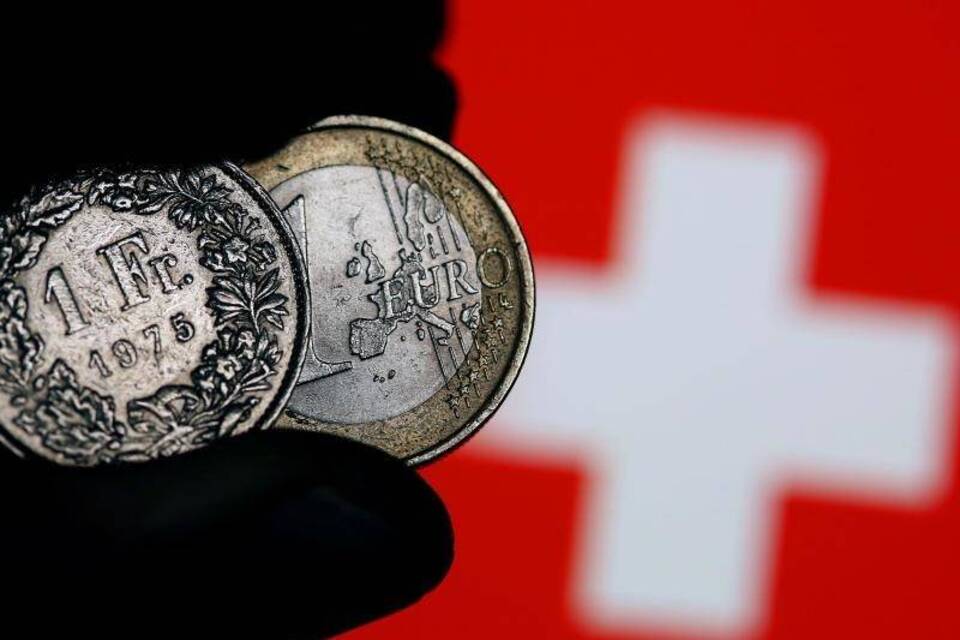Euro und Franken Münzen Euro und Franken Münzen