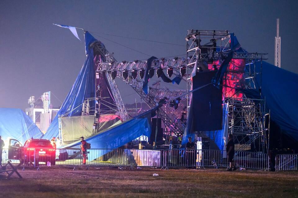 Unwetter bei Festival in der Slowakei Unwetter bei Festival in der Slowakei
