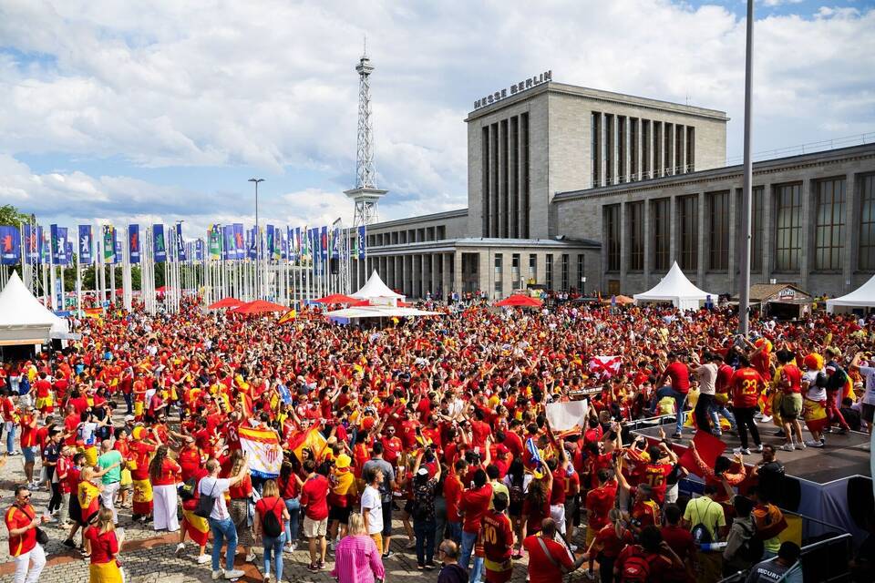 Euro 2024: Spanien-Fans vor dem Finale
