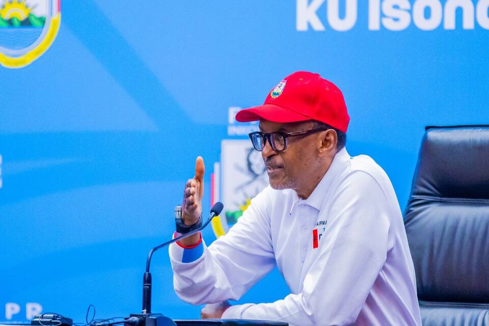 Ruandischer Präsident Kagame Ruandischer Präsident Kagame
