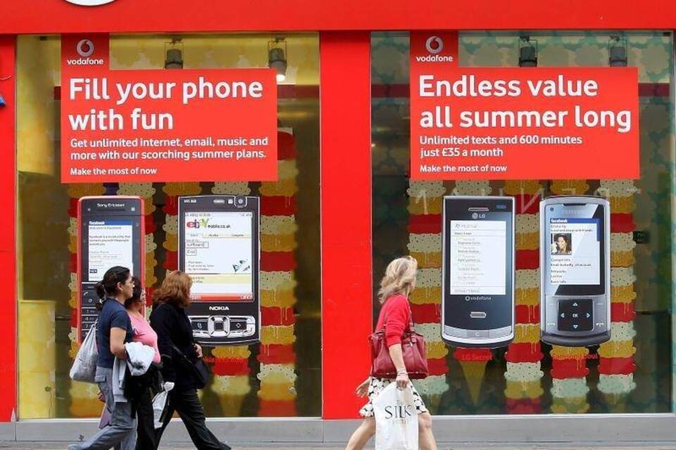Vodafone in Großbritannien Vodafone in Großbritannien