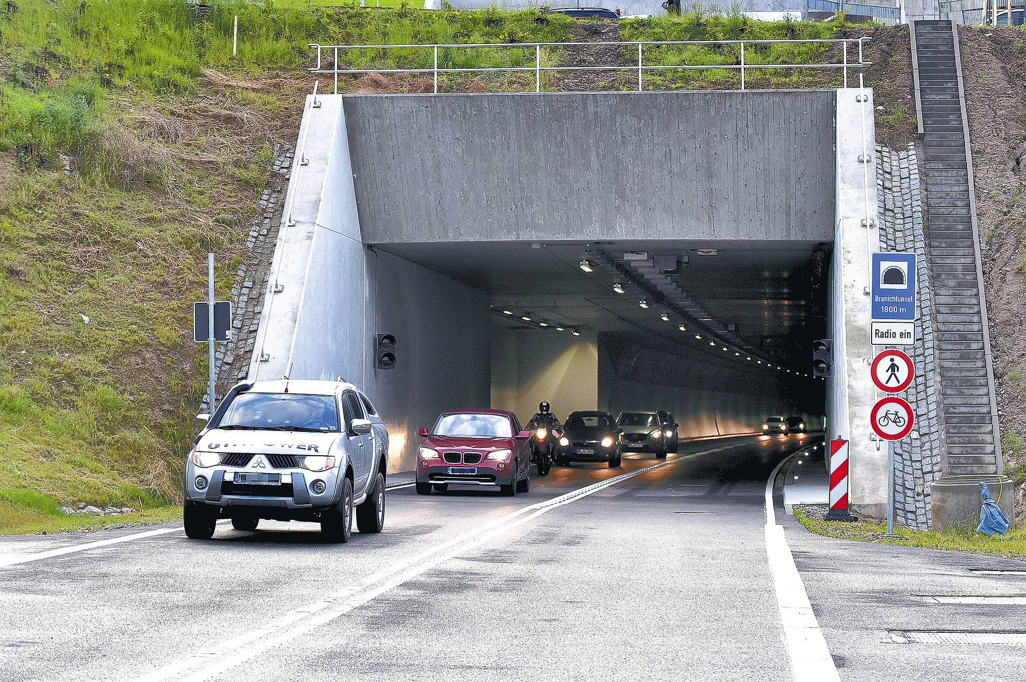 Branichtunnel: Kreis zählte 60.000 Fahrzeuge in sieben Tagen