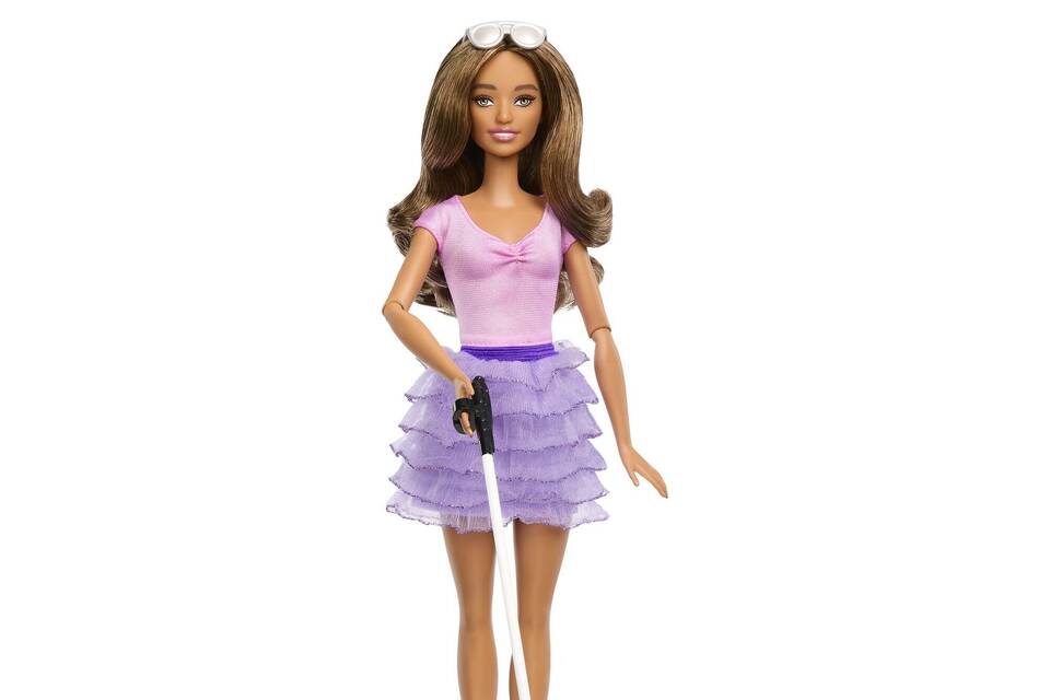 Erste blinde Barbie-Puppe Erste blinde Barbie-Puppe