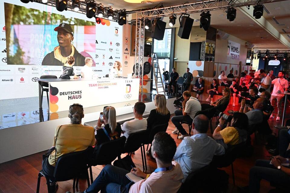 Paris 2024 - Medienrundgang Deutsches Haus