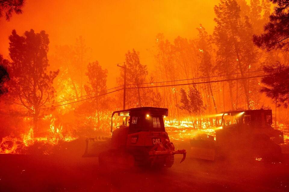 Waldbrand in Kalifornien Waldbrand in Kalifornien
