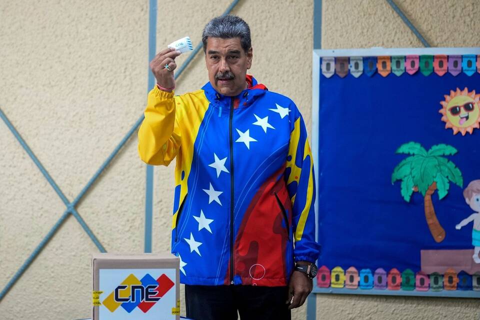 Präsidentenwahl in Venezuela: Wahllokale schließen Präsidentenwahl in Venezuela: Wahllokale schließen