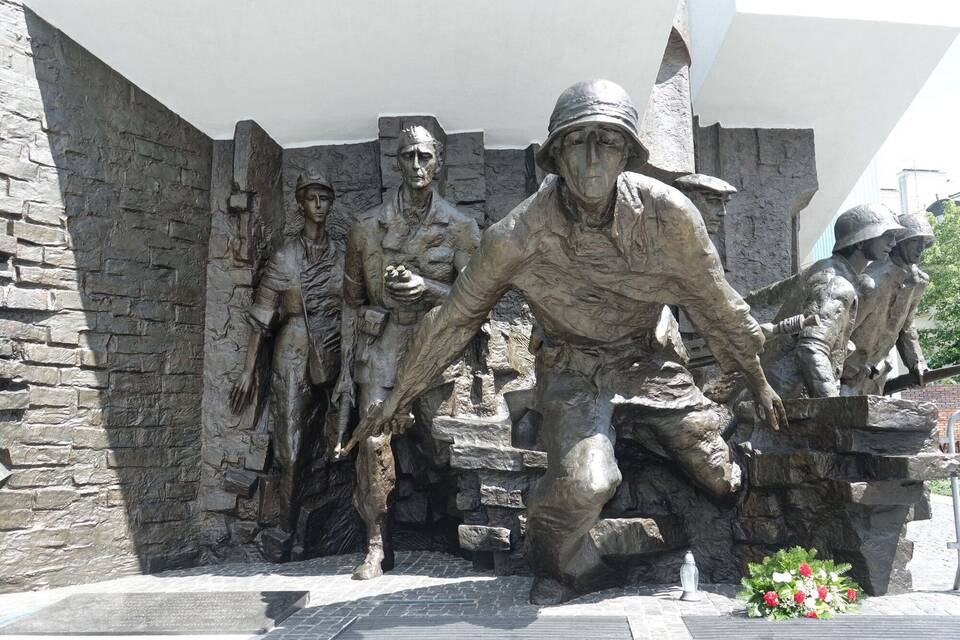 Denkmal für Warschauer Aufstand 1944 Denkmal für Warschauer Aufstand 1944