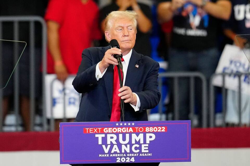 Wahlkampf in des USA - Trump in Georgia Wahlkampf in des USA - Trump in Georgia