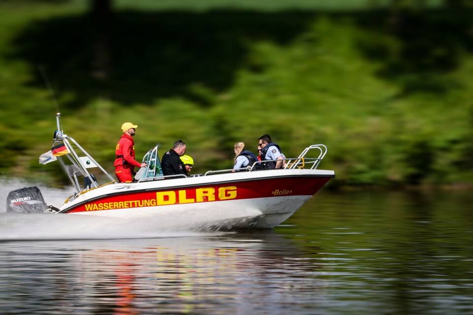 Motorboot der DLRG Motorboot der DLRG