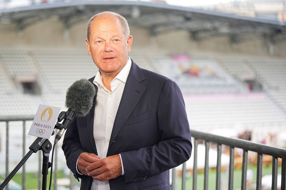 Paris 2024 - Bundeskanzler Scholz Paris 2024 - Bundeskanzler Scholz