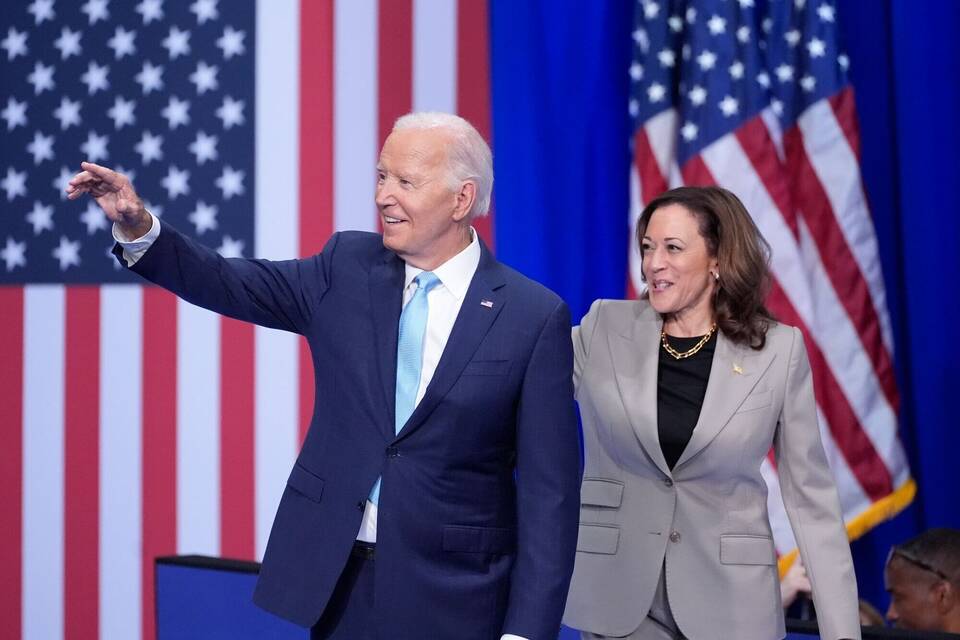 Wahlkampf in den USA - Biden und Harris in Maryland Wahlkampf in den USA - Biden und Harris in Maryland