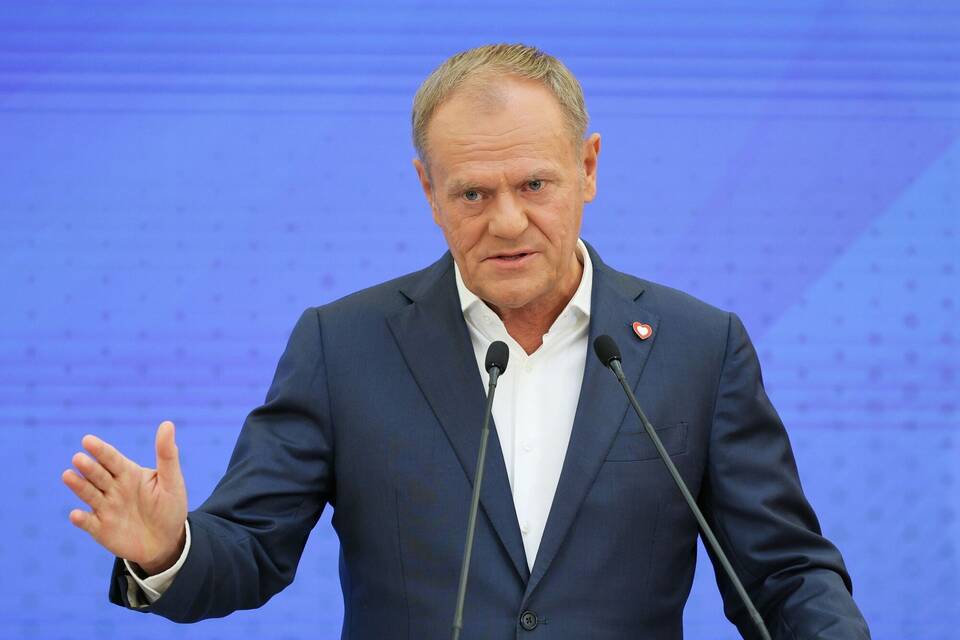 Donald Tusk gibt Pressekonferenz Donald Tusk gibt Pressekonferenz