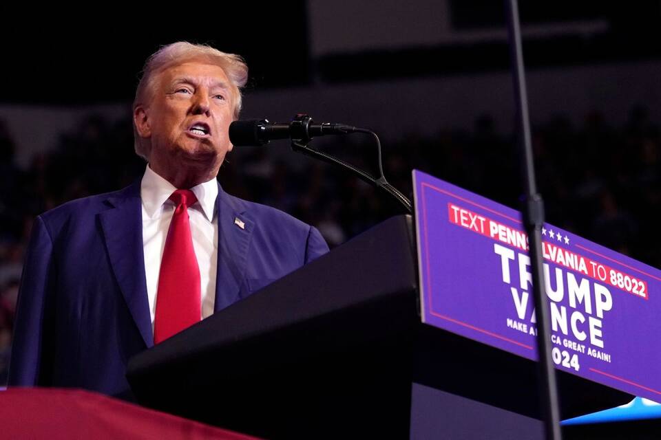 Wahlkampf in den USA - Trump in Pennsylvania