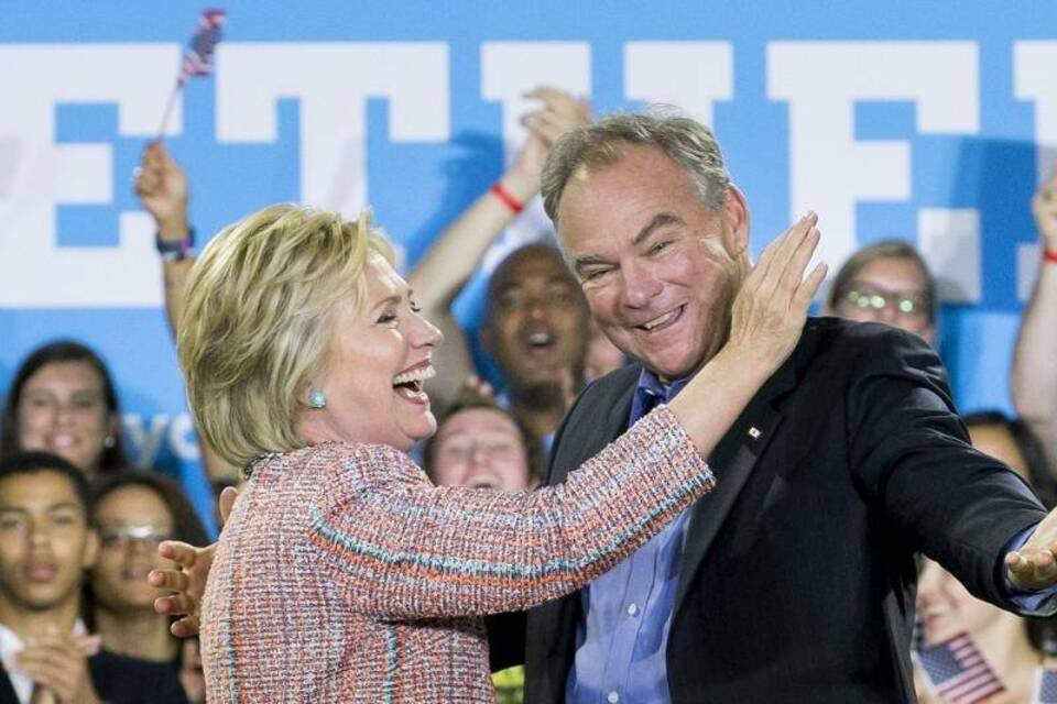 Clinton und Kaine Clinton und Kaine