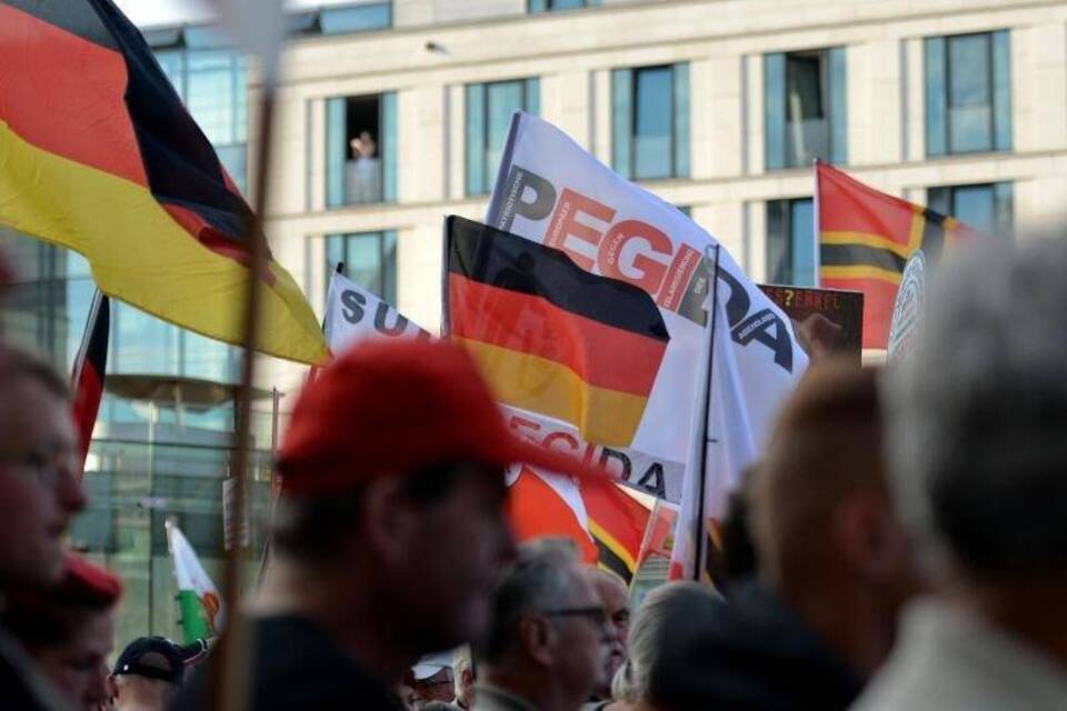 Pegida-Kundgebung Pegida-Kundgebung