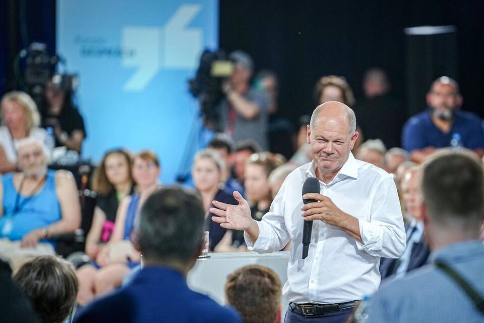 Bundeskanzler Scholz im Bürgergespräch Bundeskanzler Scholz im Bürgergespräch