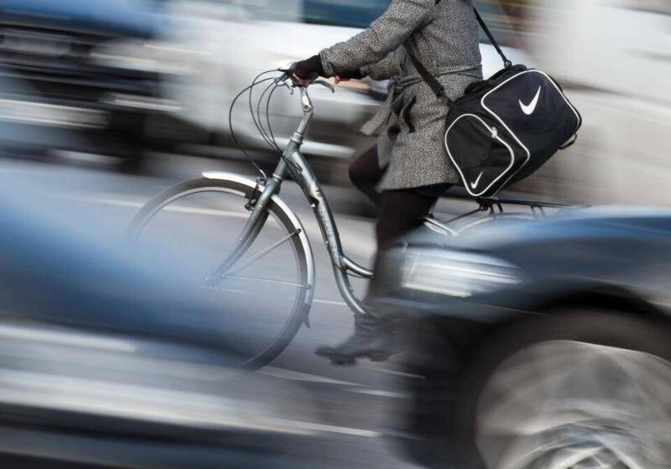 Radfahren in der Großstadt