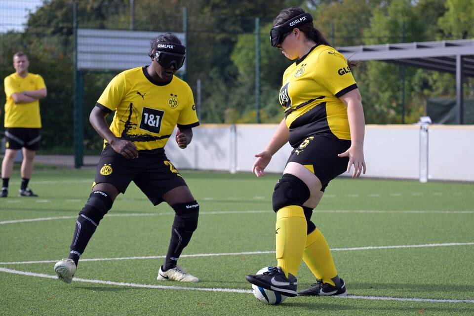 Blindenfußball - Training BVB