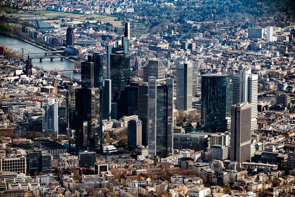 Bankenviertel in Frankfurt Bankenviertel in Frankfurt
