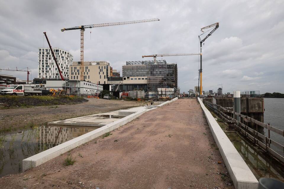 Überseequartier in der Hafencity Überseequartier in der Hafencity