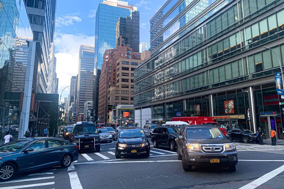 Straßenverkehr in New York Straßenverkehr in New York